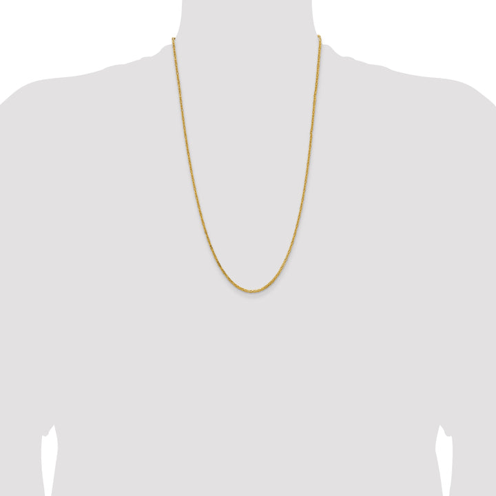 14k 2mm Byzantine Chain