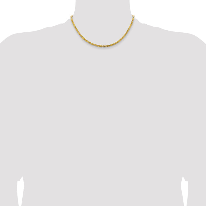 14k 3.25mm Byzantine Chain