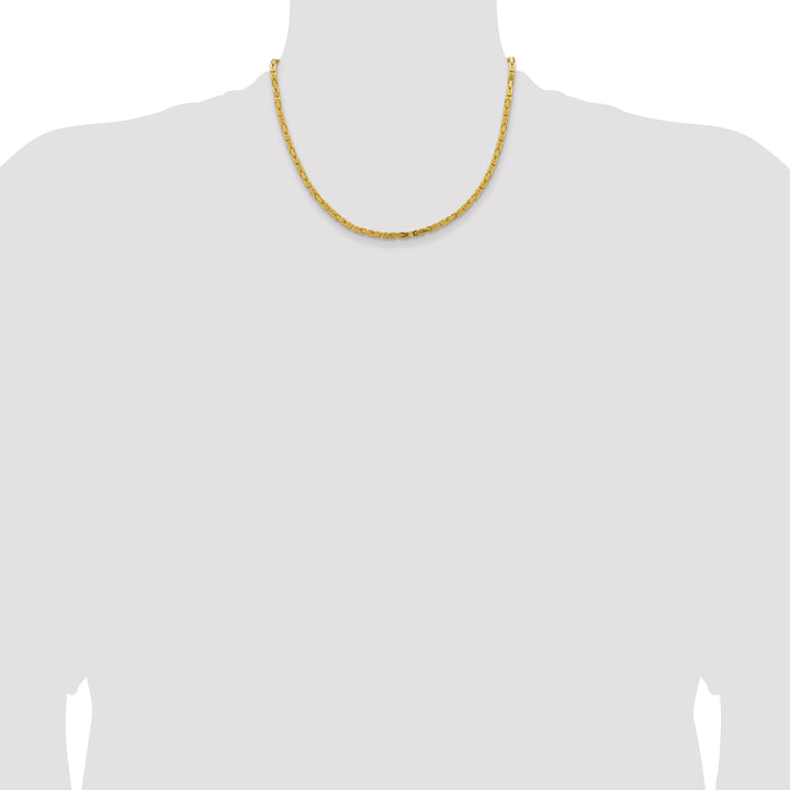 14k 3.25mm Byzantine Chain