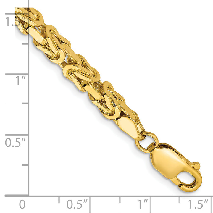14k 4mm Byzantine Chain