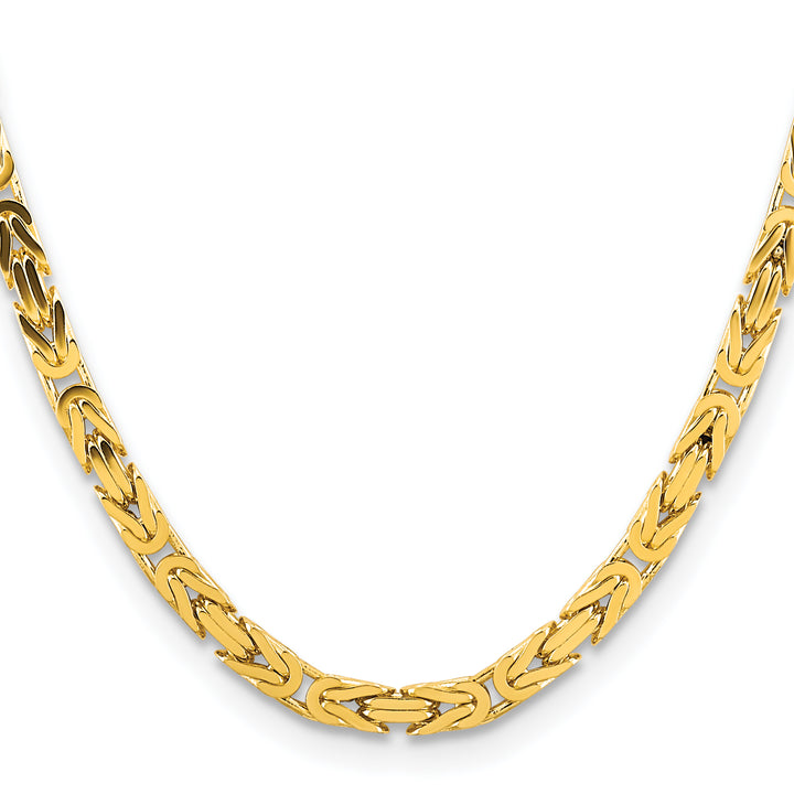 14k 5.25mm Byzantine Chain