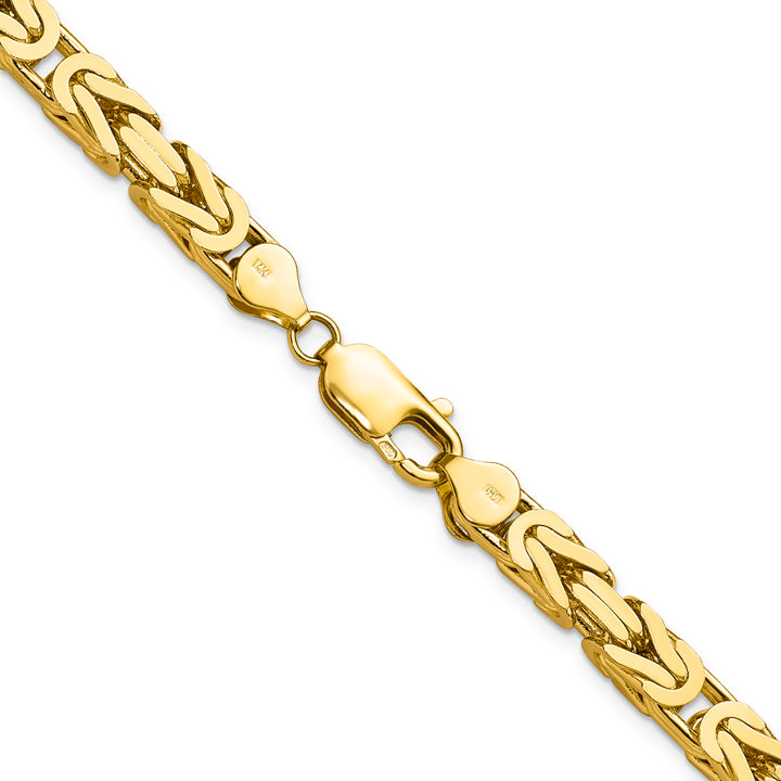 14k 5.25mm Byzantine Chain