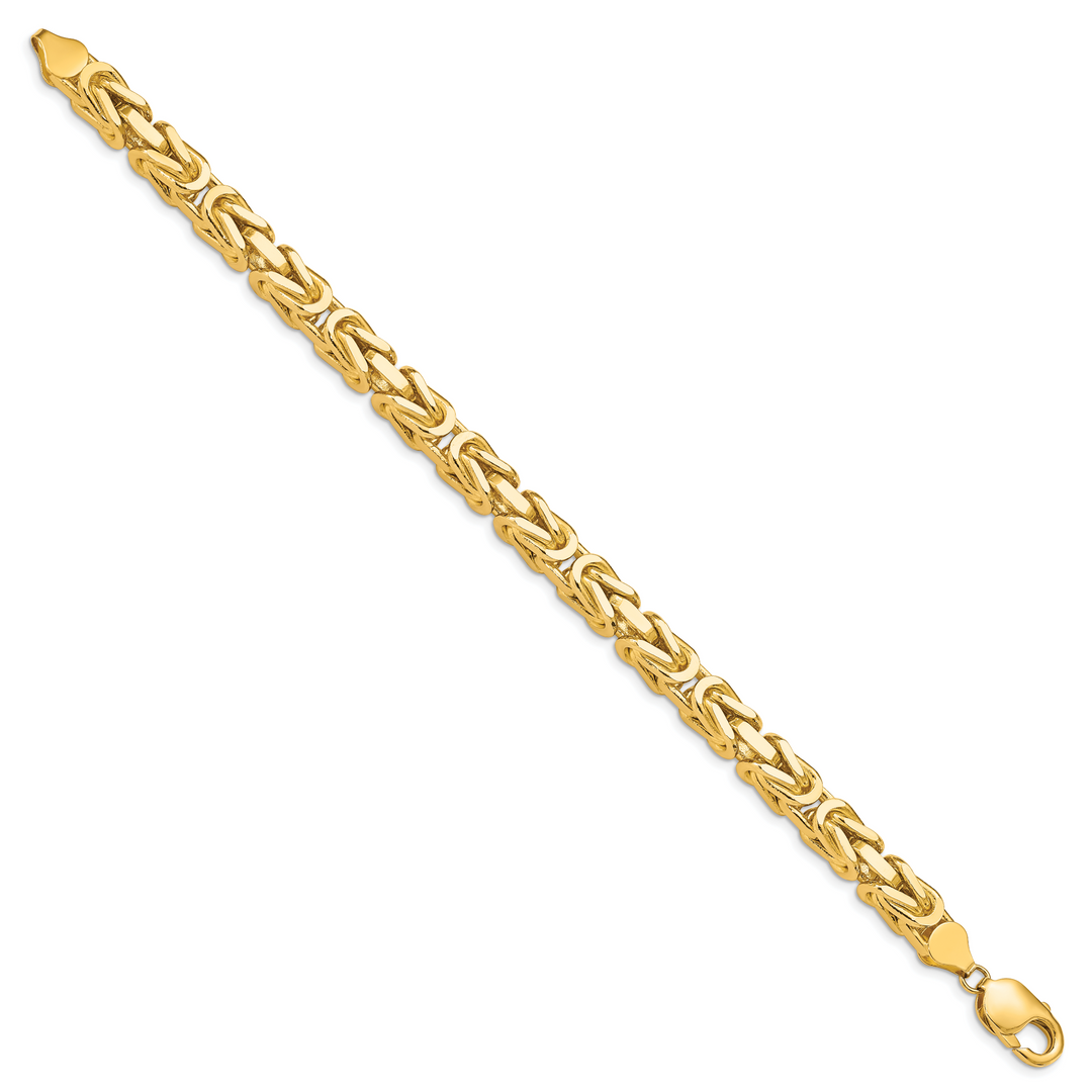 14k 6.5mm Byzantine Chain