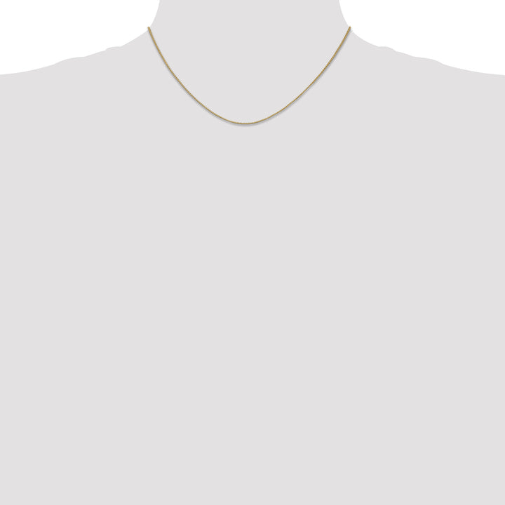 14k .7mm Box with Lobster Clasp Chain