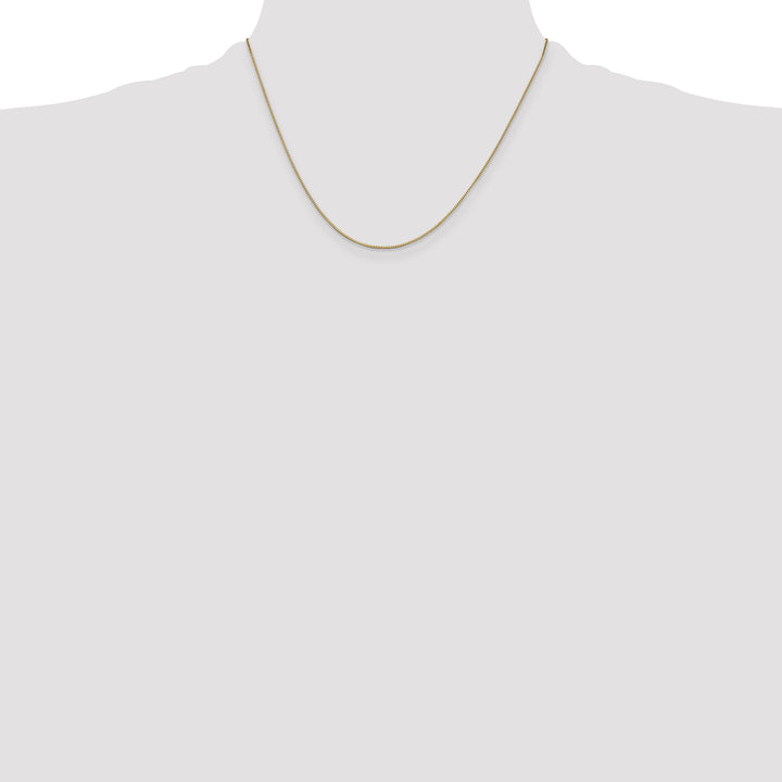 14k .7mm Box with Lobster Clasp Chain