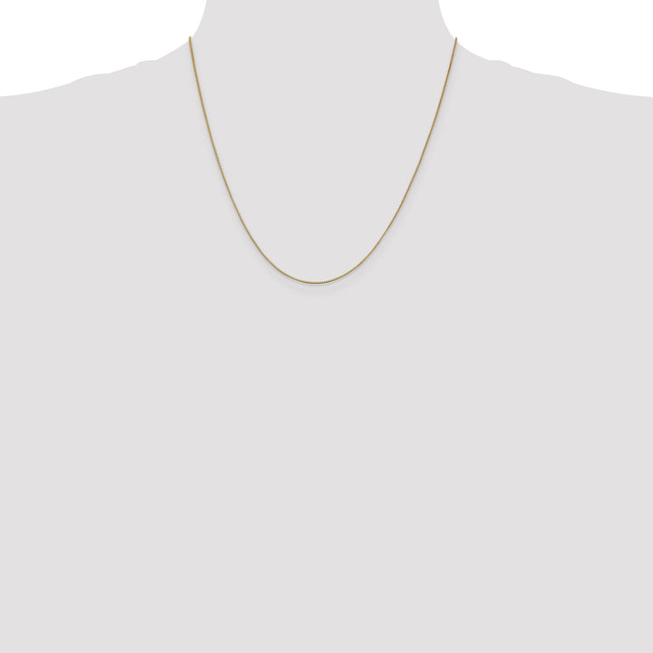 14k .7mm Box with Lobster Clasp Chain