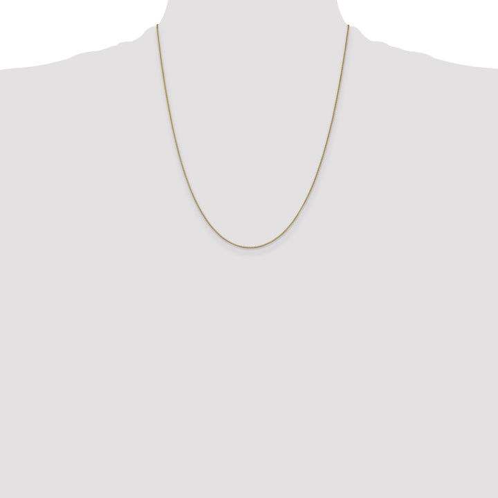 14k .7mm Box with Lobster Clasp Chain
