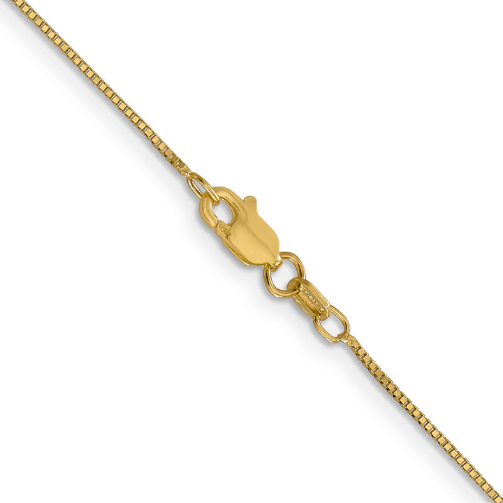 14k .7mm Box with Lobster Clasp Chain