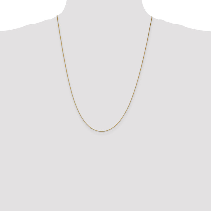 14k .7mm Box with Lobster Clasp Chain