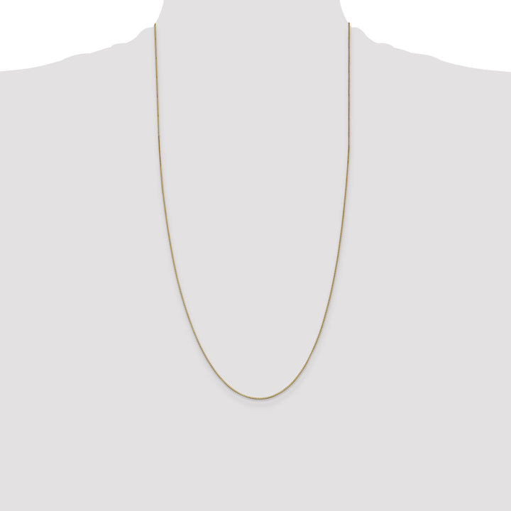 14k .7mm Box with Lobster Clasp Chain