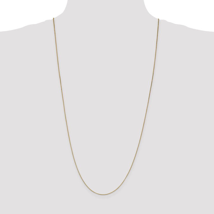 14k .7mm Box with Lobster Clasp Chain