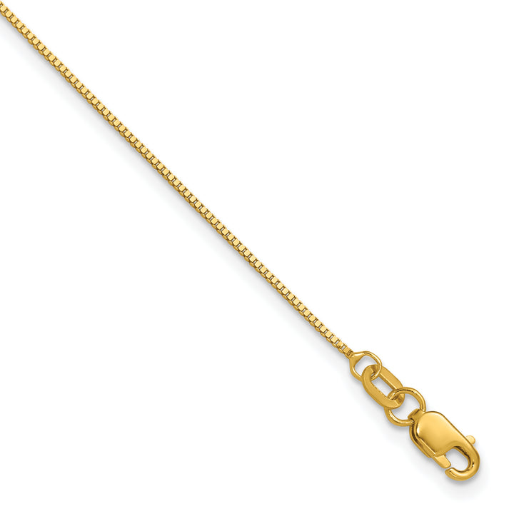 14k .7mm Box with Lobster Clasp Chain