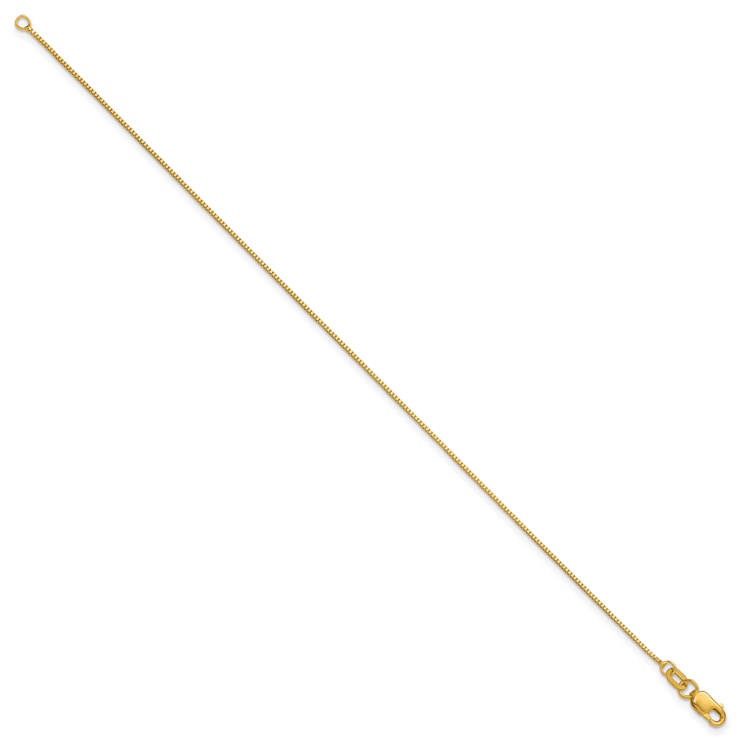 14k .7mm Box with Lobster Clasp Chain