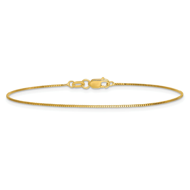 14k .7mm Box with Lobster Clasp Chain