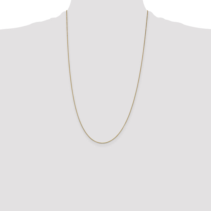 14k .7mm Box with Lobster Clasp Chain
