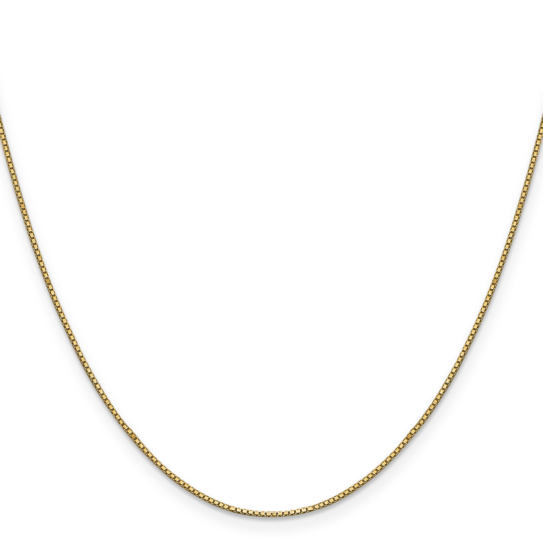 14k .9mm Box with Lobster Clasp Chain