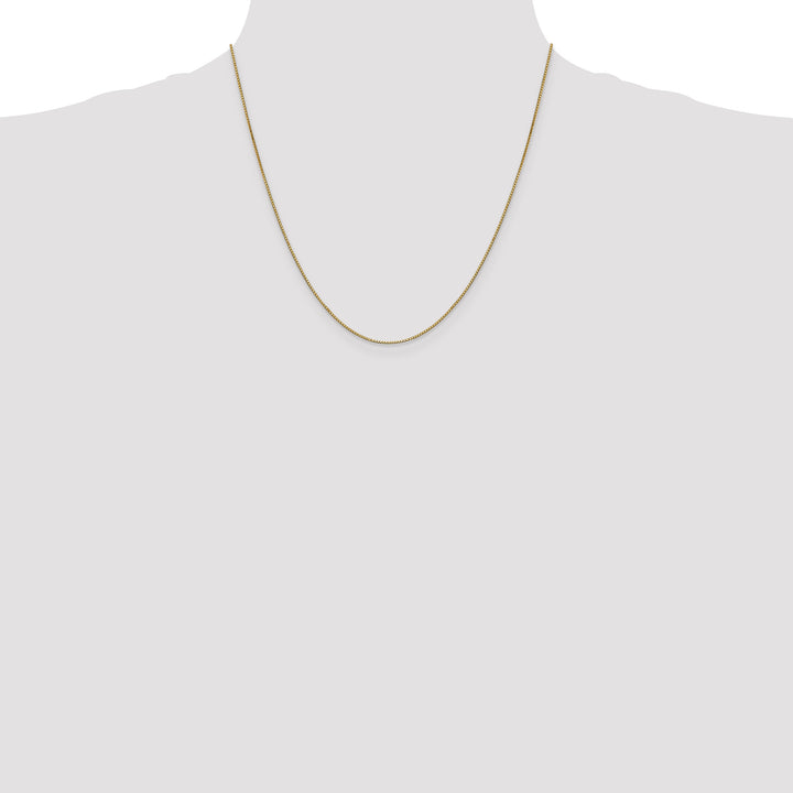 14k .9mm Box with Lobster Clasp Chain