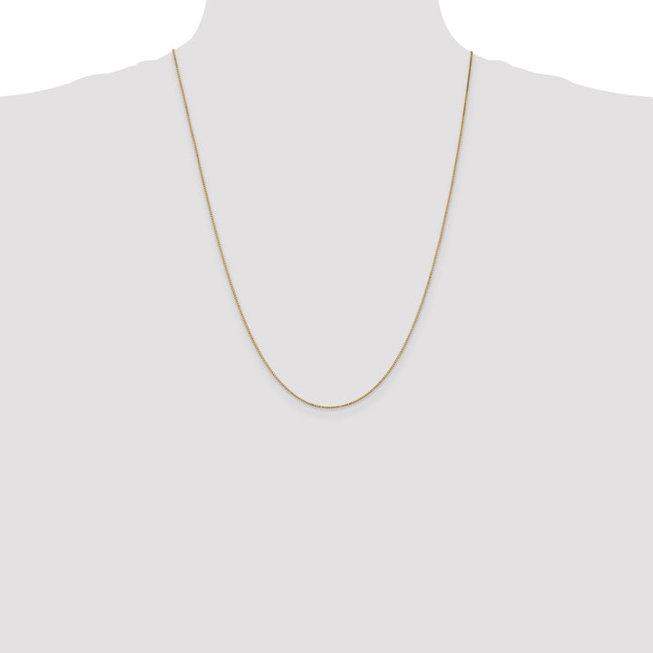 14k .9mm Box with Spring Ring Clasp Chain