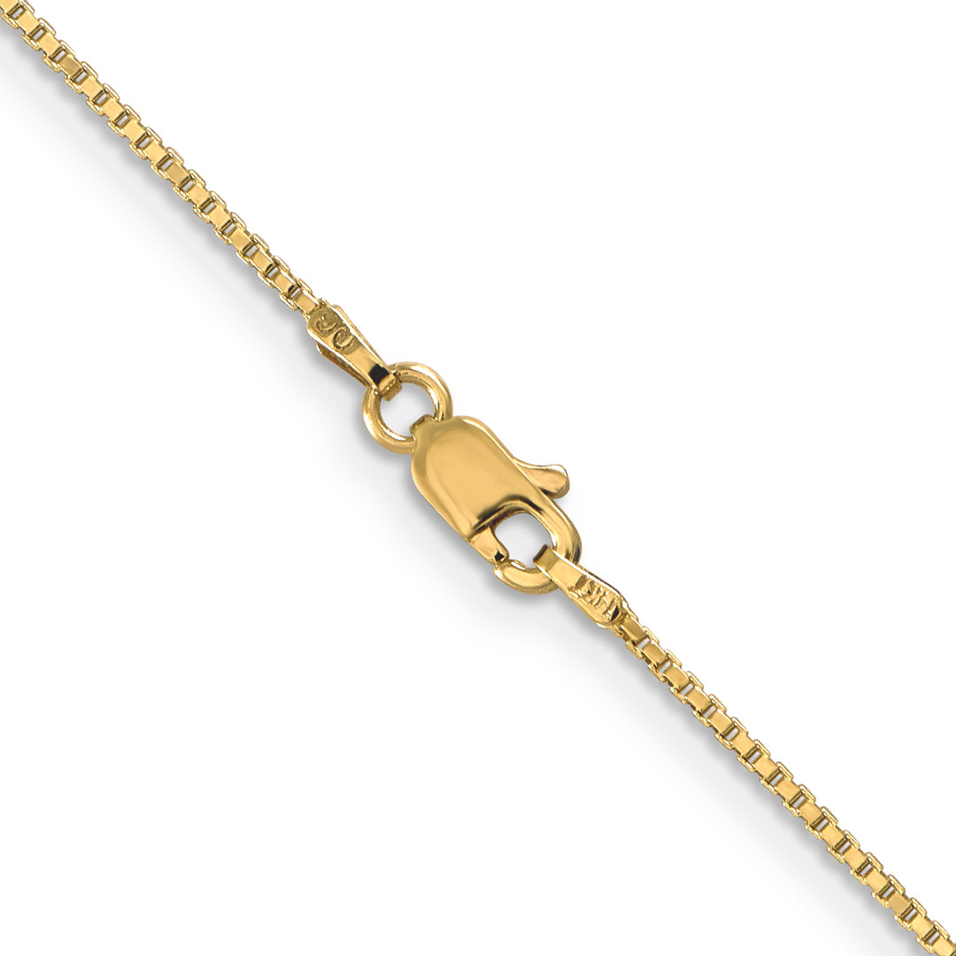 14k 1mm Box Chain