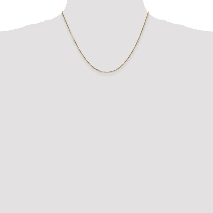 14k 1mm Box Chain