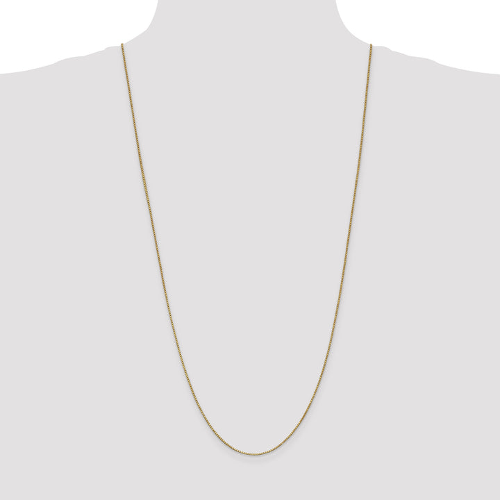 14k 1mm Box Chain