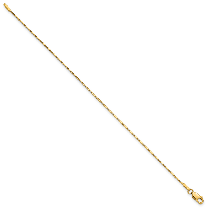 14k 1mm Box Chain