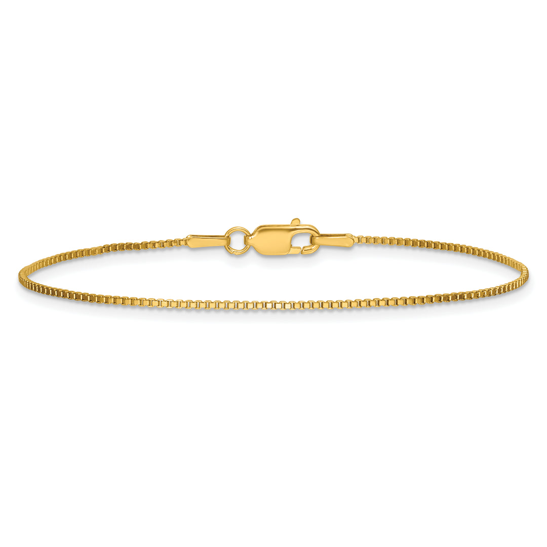 14k 1mm Box Chain