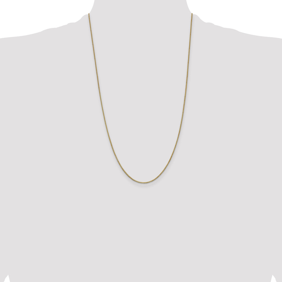14k 1mm Box Chain