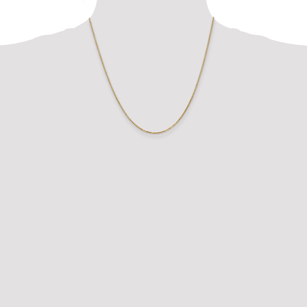 14k 1.3mm Box Chain
