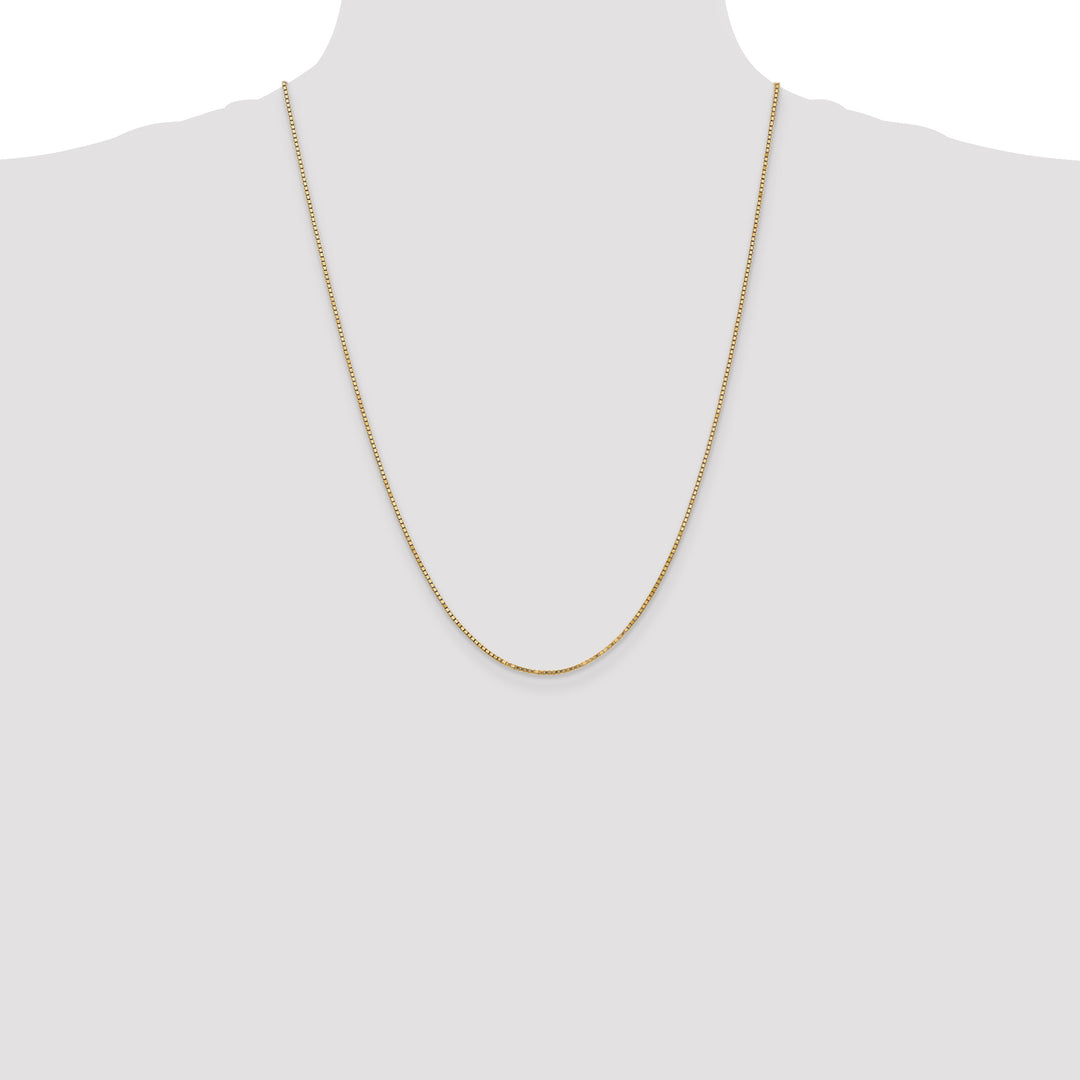 14k 1.3mm Box Chain