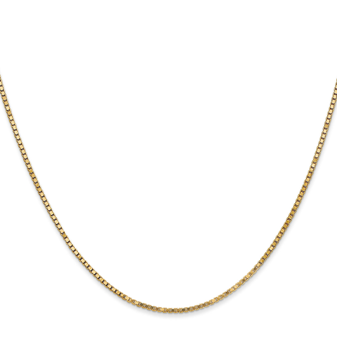 14k 1.3mm Box Chain