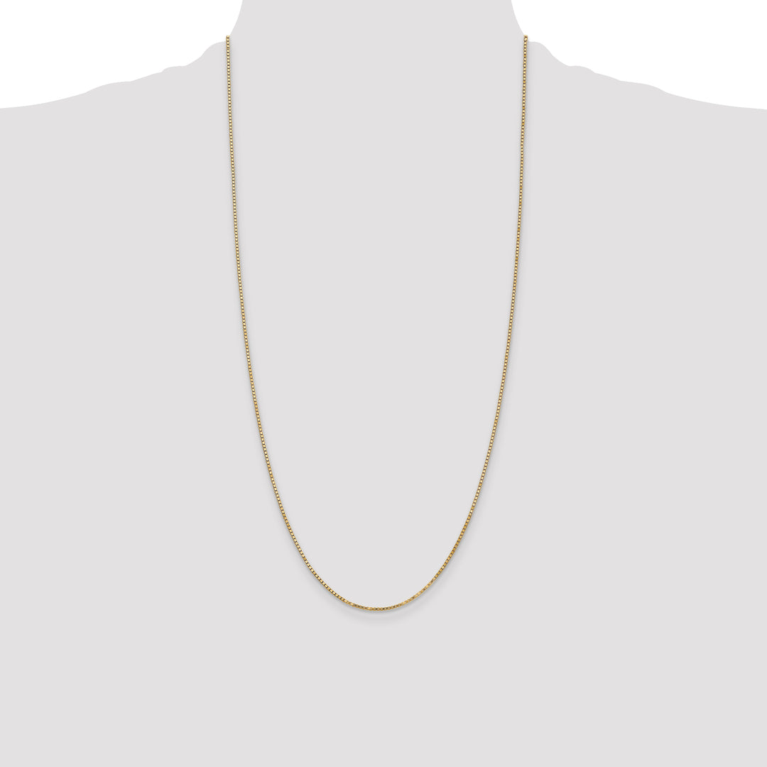14k 1.3mm Box Chain