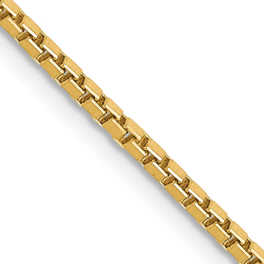 14k 1.5mm Box Chain