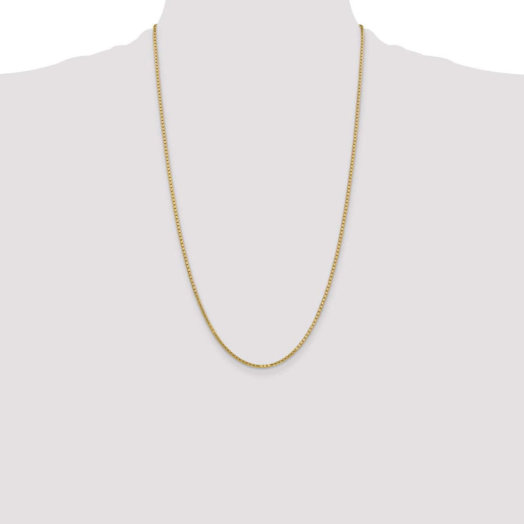 14k 1.9mm Box Chain