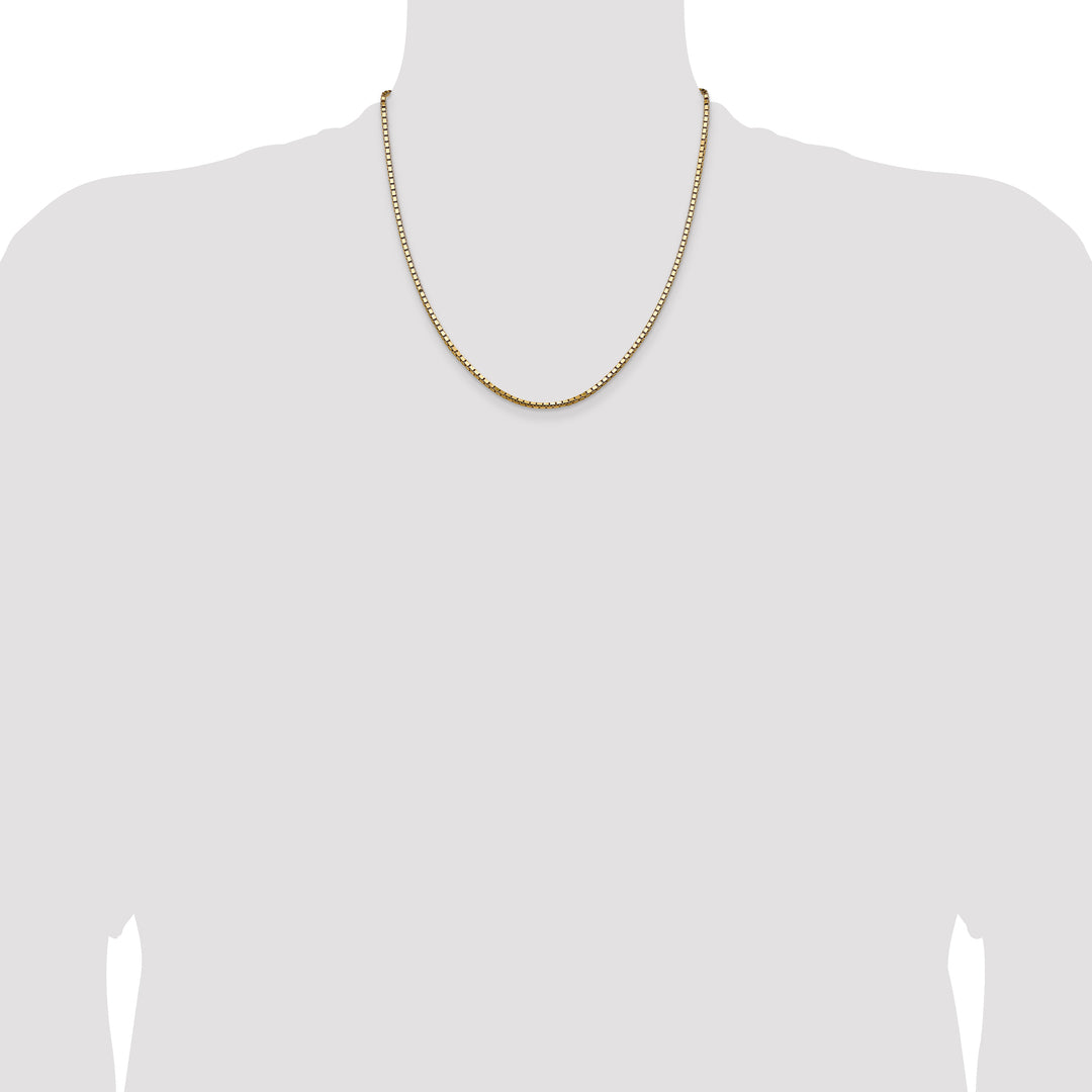 14k 2.5mm Box Chain