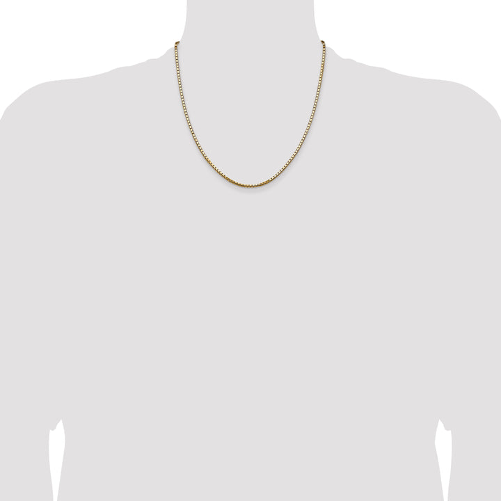 14k 2.5mm Box Chain