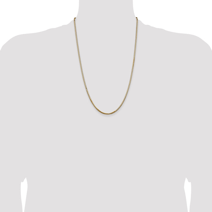 14k 2.5mm Box Chain