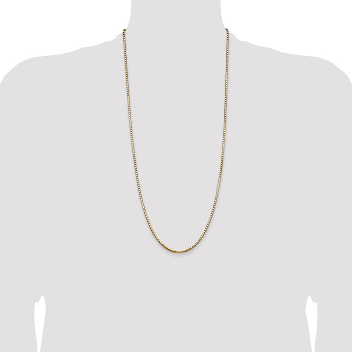 14k 2.5mm Box Chain