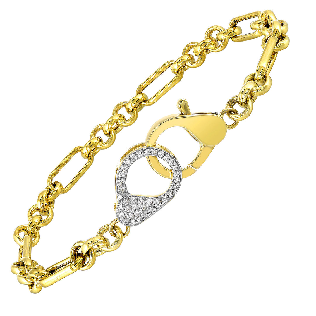 14Kt Yellow Gold Diamond 1/5Ctw Charm