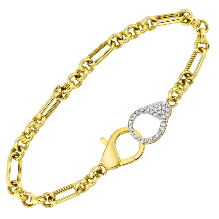14Kt Yellow Gold Diamond 1/5Ctw Charm