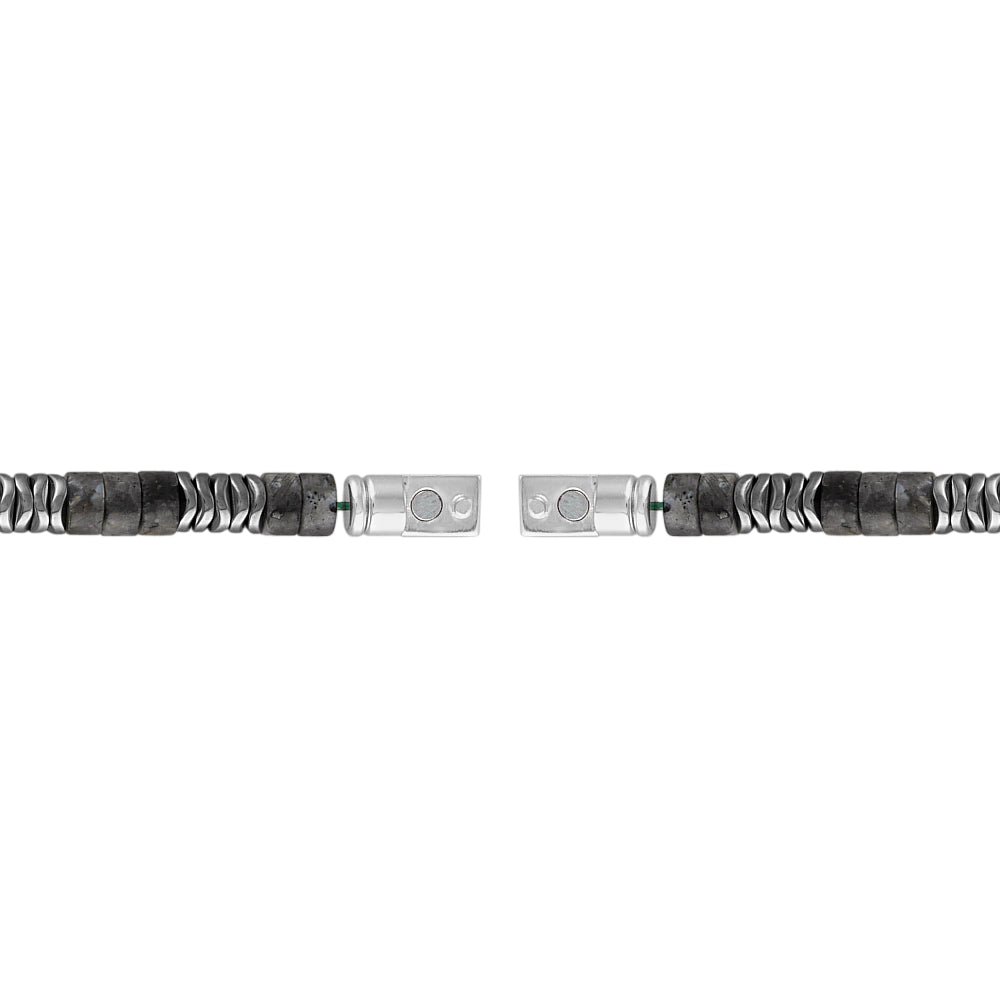Bulova Sterling Silver 925 Performance Jewelry Mens Bracelet