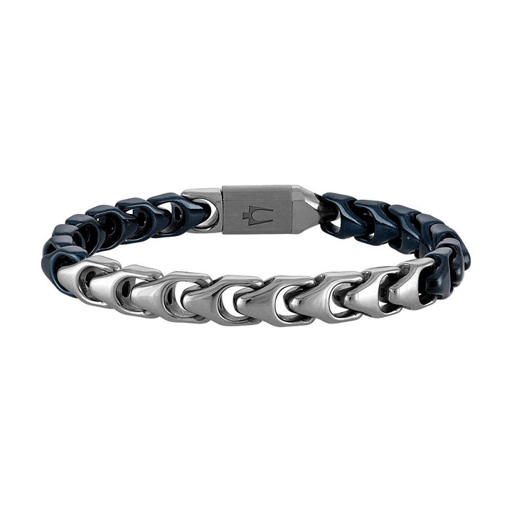 Bulova Stainless Steel Classic Jewelry Mens Bracelet