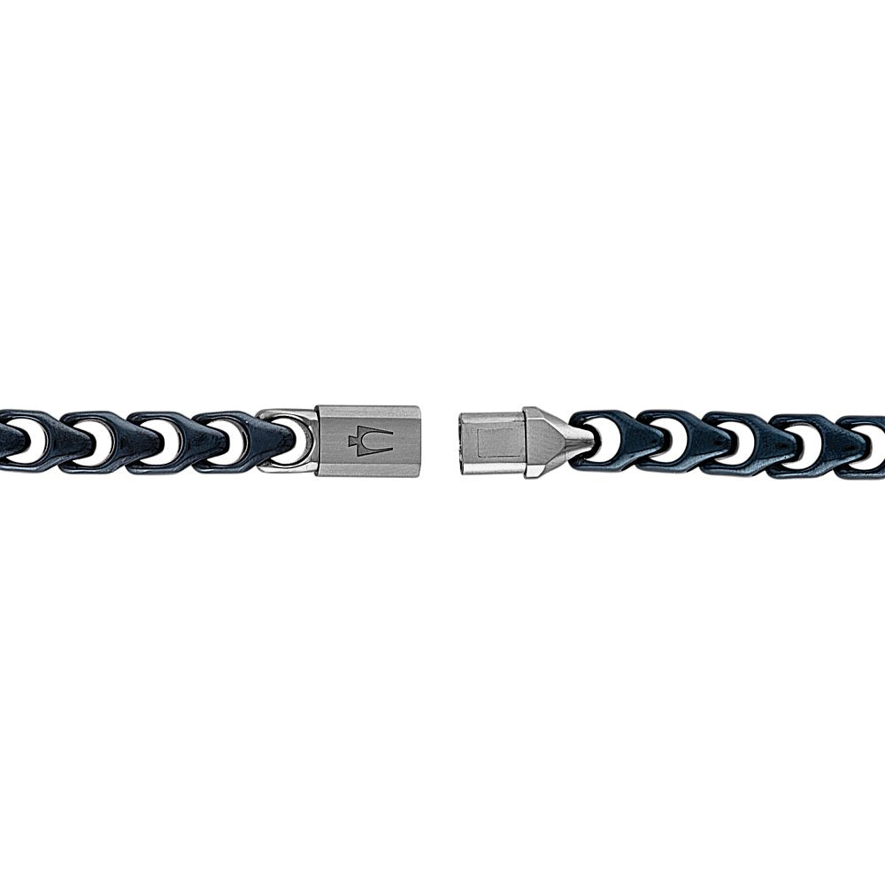 Bulova Stainless Steel Classic Jewelry Mens Bracelet