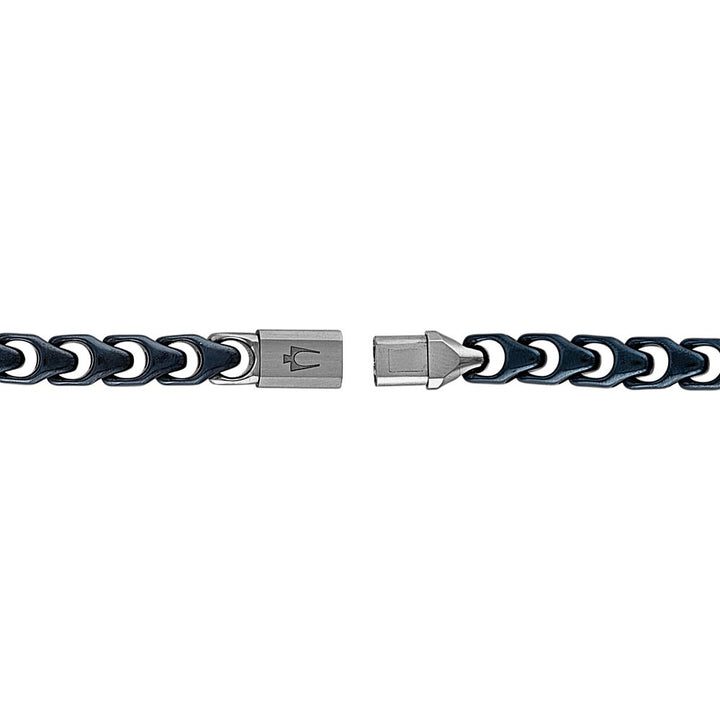 Bulova Stainless Steel Classic Jewelry Mens Bracelet