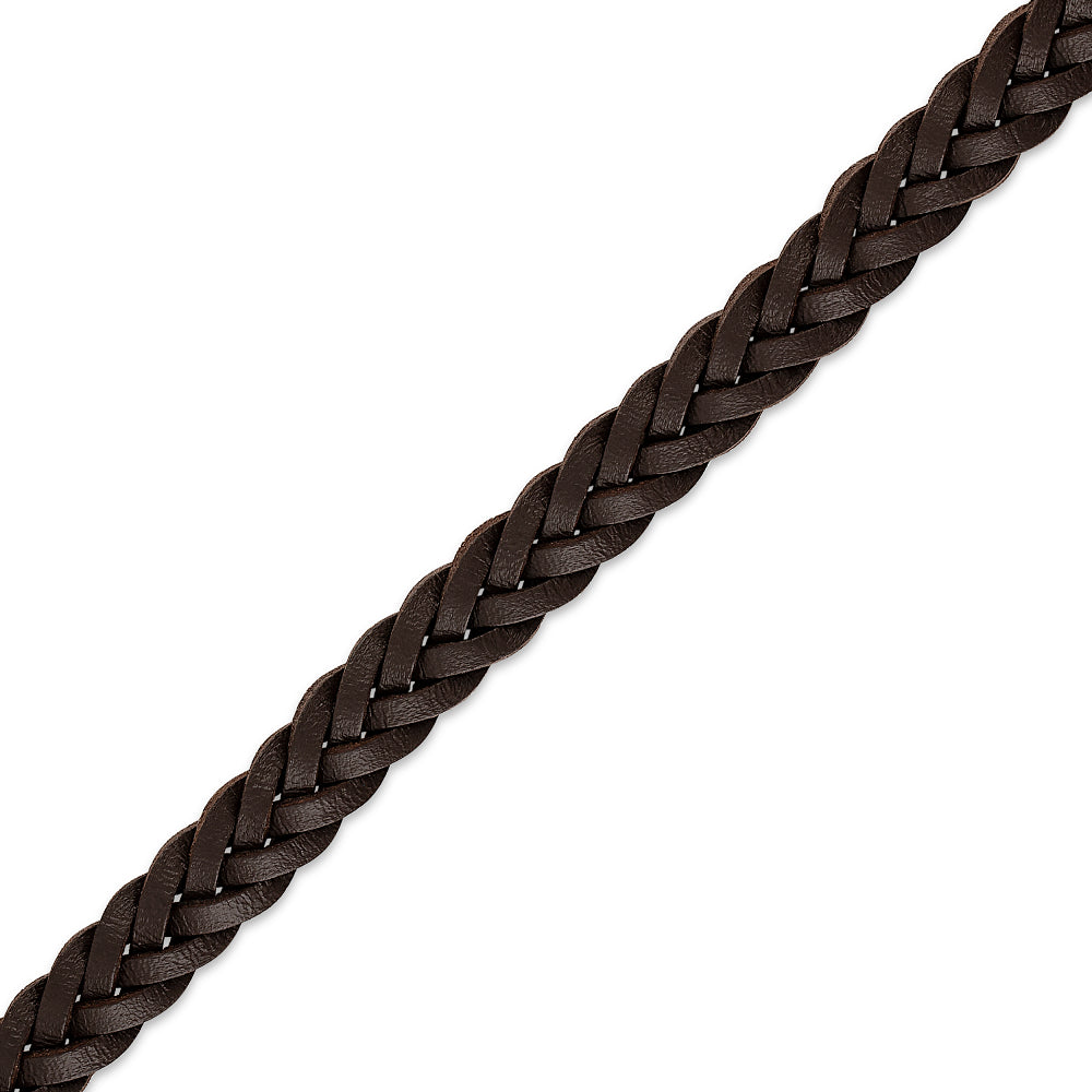 Bulova Leather Classic Jewelry Mens Bracelet