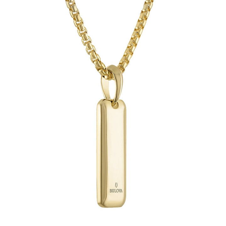 Bulova Sterling Silver 925 Performance Jewelry Mens Pendant
