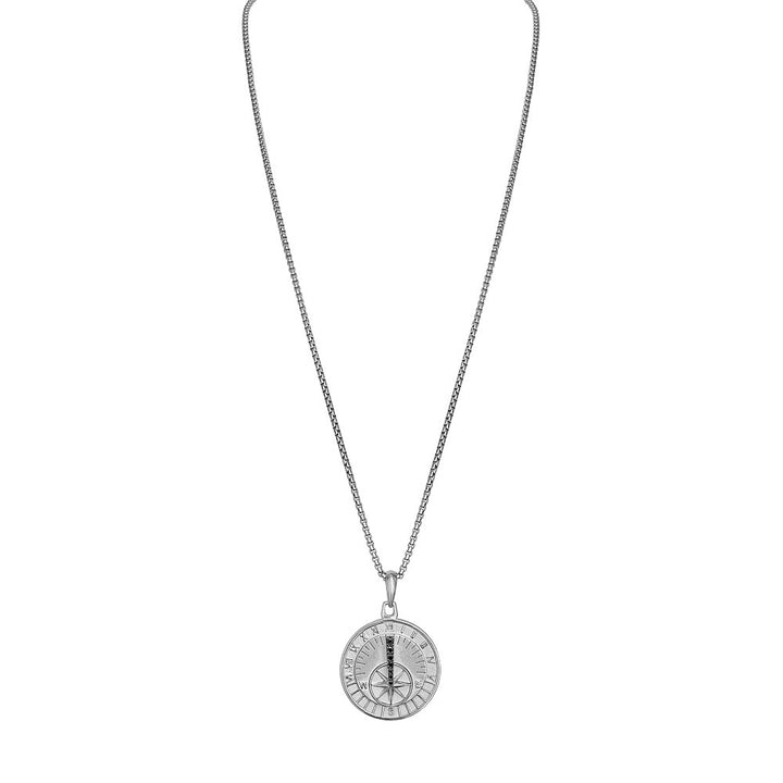 Bulova Sterling Silver 925 Classic Jewelry Mens Pendant