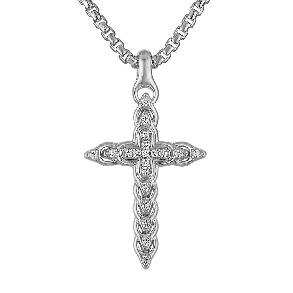 Bulova Sterling Silver 925 Classic Jewelry Mens Pendant