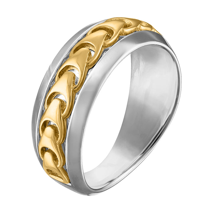 Bulova Sterling Silver 925 Classic Jewelry Mens Ring