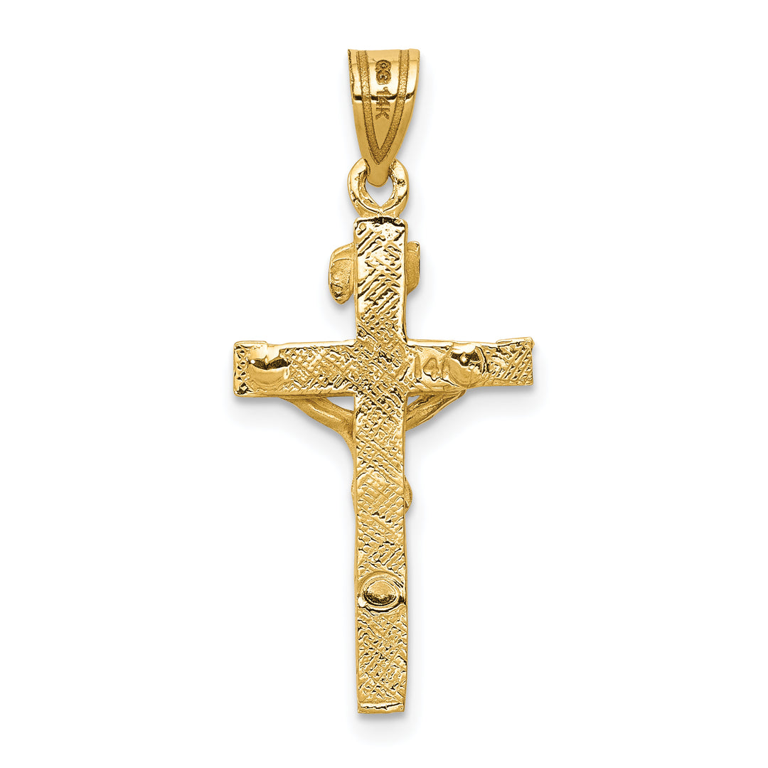 14k INRI Crucifix Charm